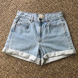 High Waist 90’s Jean Shorts
